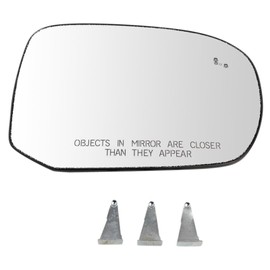 TRQ Passenger Side Mirror Glass Heated Blind Spot Convex Clear Compatible with 2020 2021 2022 Kia Telluride KI1325129
