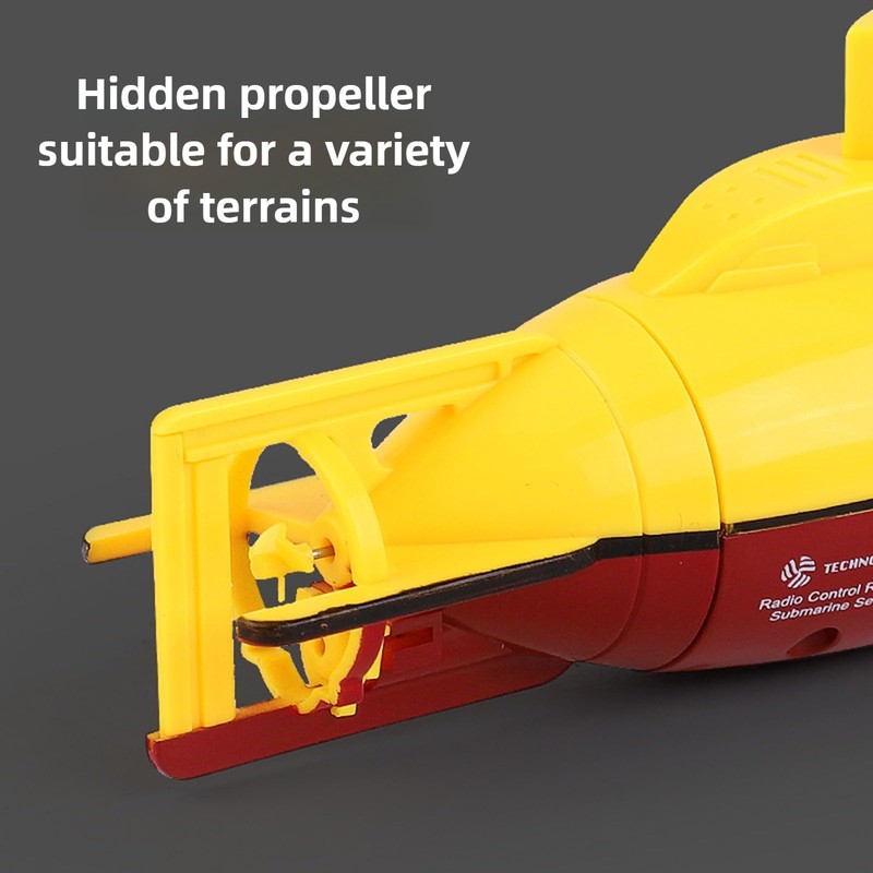 Mini RC Submarine Waterproof Remote Control Boat Underwater Diving Fish