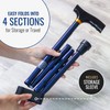 DMI Designer Folding Cane, Walking Cane, Foldable Cane for Men,