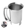 Stainless Steel Dough Dispenser, 800 ml Pancake Dough Dispenser, Hand-Held