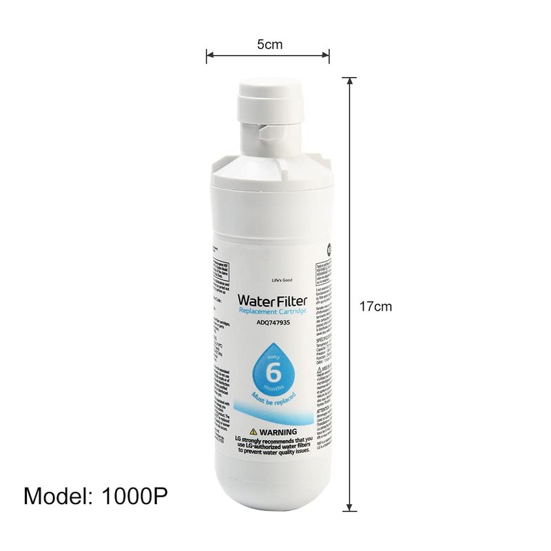 Water Filter Replacement, LT1000p Replaceable Fridge Water Filter Home Remover,