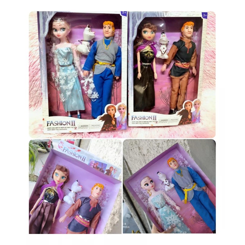 KH Muñeca Elsa Ana Froze Juguete Regalos Niñas Fashion Navidad