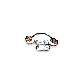 Cinnamoroll PIN cinnamoroll enamel pins cinnamoroll hard enamel pins cinnamoroll plush pin cinnamoroll keychain pin cinnamoroll stuff cinnamoroll gift (FLOWER)