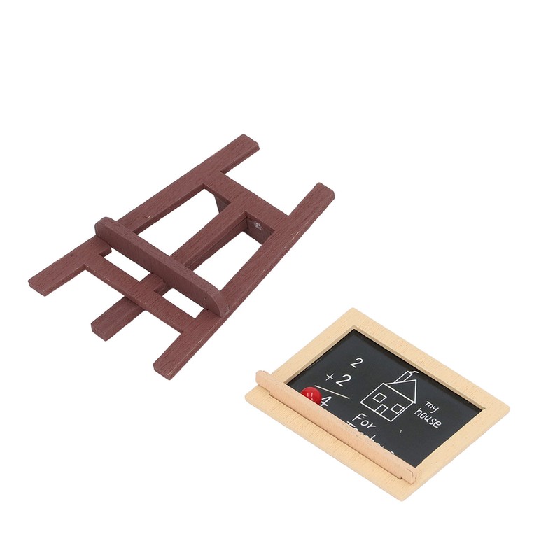 10Pcs Miniature Small Blackboard Easel Realistic Lovely Dollhouse Small Chalkboards