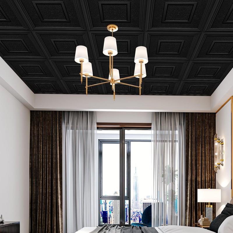 STICKGOO Drop Ceiling Tile 2ft x 2ft, Ceiling Panel High-Grade