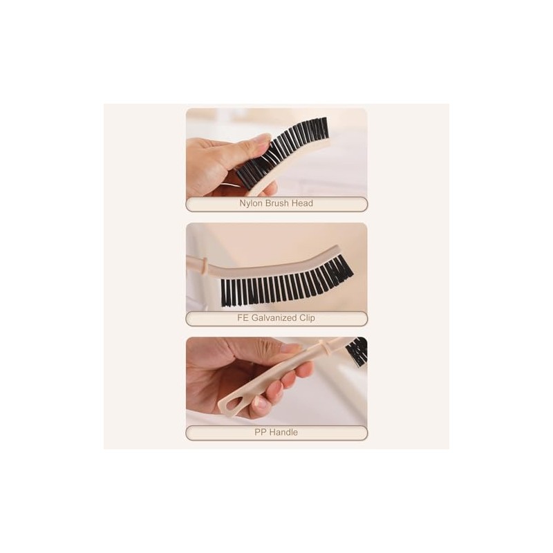 Reinigungsbürste für das Badezimmer – Duschbürste mit Peeling, Fugenreinigung, Spaltenpeeling