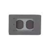 Commercial Electric Gray 1-Gang Duplex Outdoor Weatherproof Outlet Cove