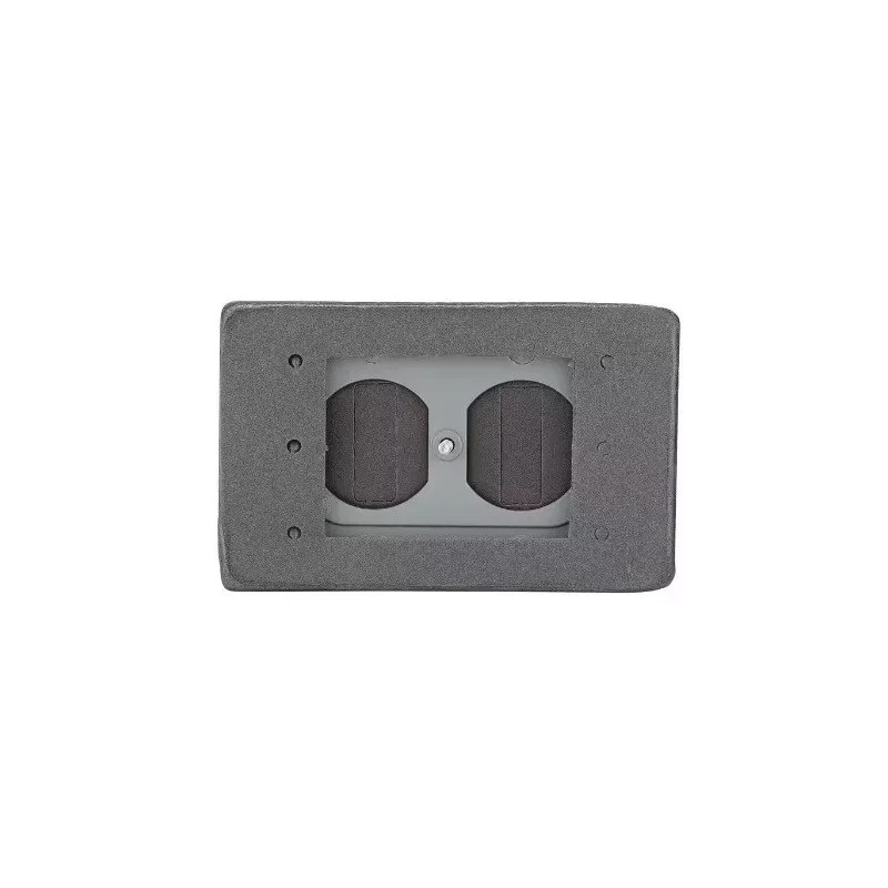 Commercial Electric Gray 1-Gang Duplex Outdoor Weatherproof Outlet Cove