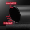 LCGP 3" Inlet Exhaust Black Tip,3" x 4" x 12"