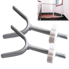 Mikiuly Y-shaped adapter for baby gate, Y spindle for attachment, children's gate and stair railings, extension of the stair gate, for stair gates for babies and pets