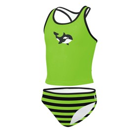 Beco Baby Carrier Unisex children's bikinis, Green/black
