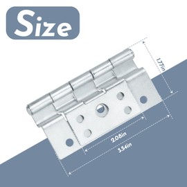 3 Pack Door Hinges for Combination Doors Replacement for Elixir Mobile Homes Exterior Door Hinge