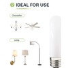 40W Equivalent T10 LED Chandelier Bulb, Deep Frosted Glass Cover