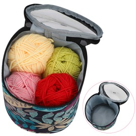 Coopay Small Storage Bag for Wool, Mini Yarn Bag for Yarn Knitting and Crochet Accessories Storage, Lightweight & Durable, Keep Your Yarn Clean, Portable Wool Bag for Children and Beginners