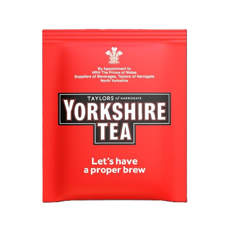 Yorkshire Tea, 6 x 20 Individually Wrapped & Tagged Tea