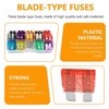 100Pcs Car Fuses Assorted Motorhome Parts & Accessories Auto Standard