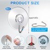 Yuqilin Suction Cup Hooks, 24 Pieces Suction Hooks, Extra Strong