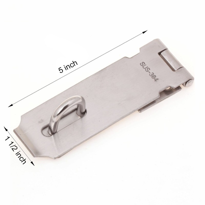 COTOWIN Stainless Steel Heavy Security Hasp (5-inch)