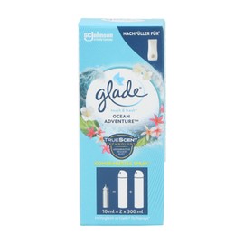 3 x Glade Touch & Fresh Lufterfrischer Nachfüller Ocean Adventure je 10ml Frisch