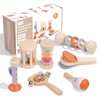 Kingbar 7-Piece Baby Musical Instruments Set, Montessori Percussion Instruments, Rainmaker,