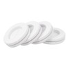 Healeved 4pcs Firewall Kit Rubber Grommet for Wire Flexible Synthetic