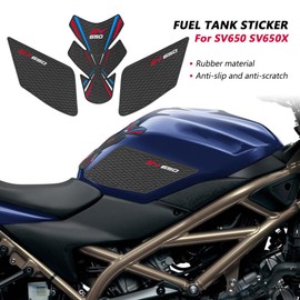 for SV650 SV650X sv650 sv650x 2025 2024 2023 2022 2020-2016 Tank Grip Motorcycle Fuel Tank pad Fuel Tank Fuel Tank Protector Protective Decal Sticker Fuel Tank Protector Fixed Non-Slip Waterproof