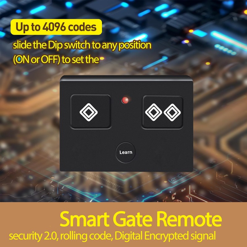 3 Pack 3-Button Remote Transmitter Replace for AXS1 for AXP1,