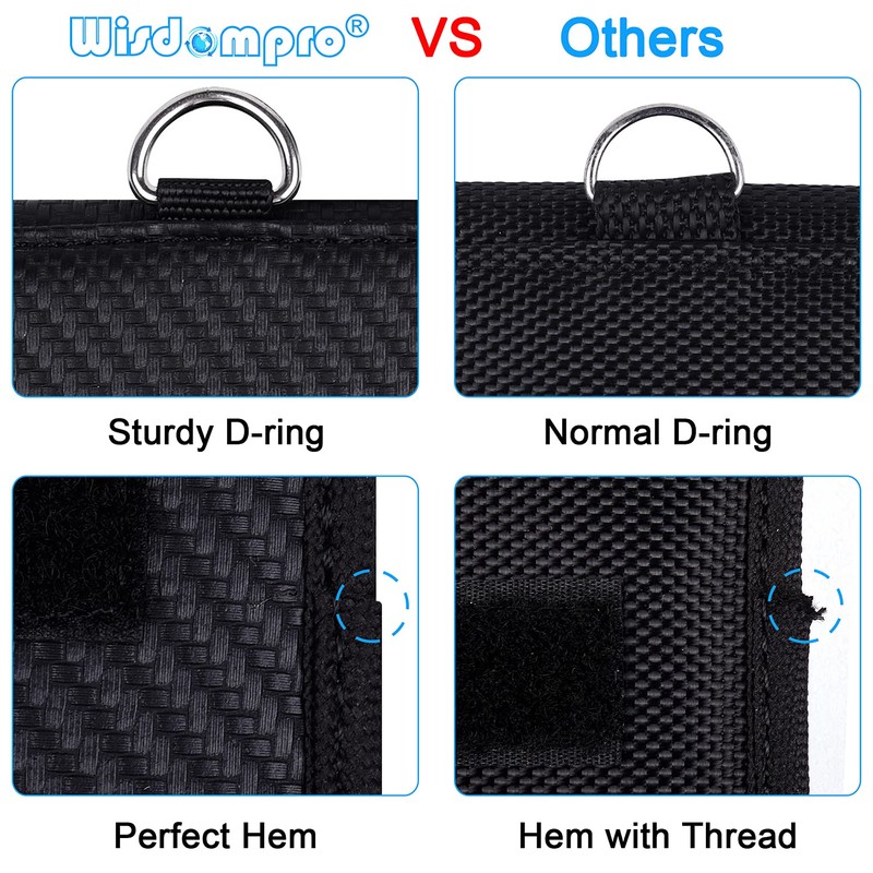 Wisdompro Faraday Bag for Key Fob, 2 Pack WP4697 RFID