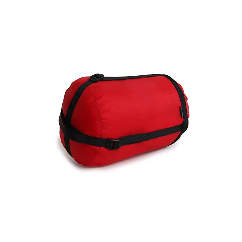 Bolsa de compresión para saco de dormir - C: Rojo_