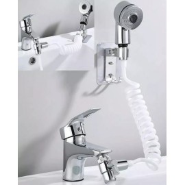 Faucet Bathroom Sink Faucet Sprayer Set External Faucet Shower Sprinkler Wash Face Hair