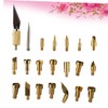 OSALADI 22PCS Copper Soldering Iron Tips Set for Pyrography Leather