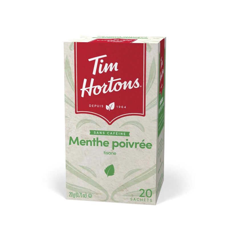 Tim Hortons Peppermint Tea Bags, 20 count, 40g | 1.4oz