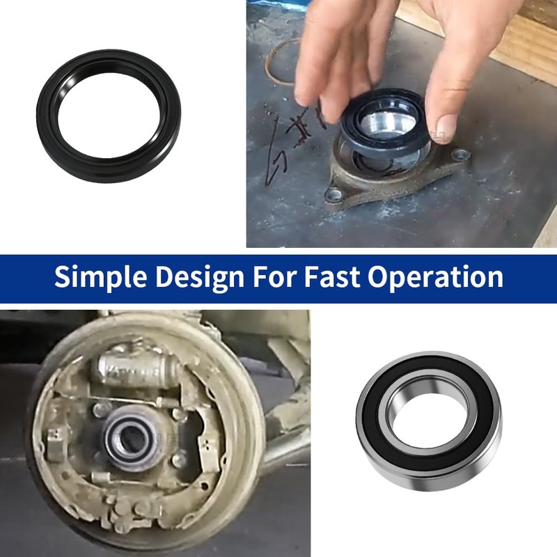 GOLKNHA 2 Set Front Suspension/Axle Wheel Bearings Seals Kit with