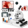 Factory Prices 2000x LED School Student Monocular Biological Microscope with