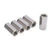 5Pcs Coupling Nut Hex Stainless Steel Anti Corrosion M12 Connector