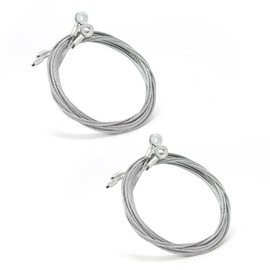 150"(12.5ft) Enclosed Trailer Replacement Cable Wire, Enclosed Cargo Trailer Ramp Door 12.5’, Steel Rear Ramp Door Wires for Loading Ramps-4 Pack