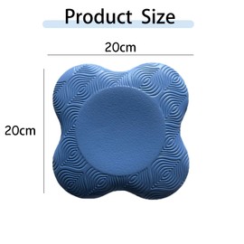 2-Piece Knee Cushion Yoga, Yoga Accessories, Non-Slip Knee Pad Mat Set, Wear-Resistant, Protects the Knees, Hands, Wrists and Elbows, Blue