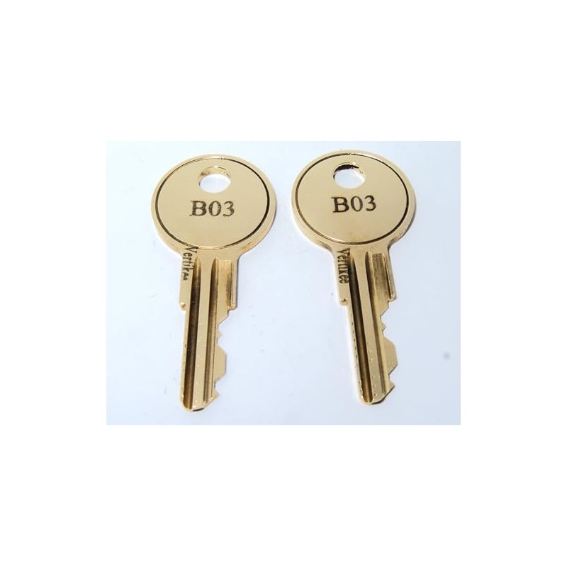 B03 Keys for Husky Tool Box Home Depot Hudson Dewalt,