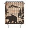 Artmyharbor Rustic Bear Family Shower Curtain