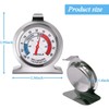 LSW.Giriccn 2 Pack Refrigerator Thermometer, -30~30°C/-20~80°F, Classic Fridge Analog Thermometer