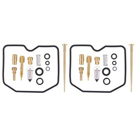 Carburettor Repair Kit Conversion Kit Motorcycle Gasket Carburettor Seal Kit Float Chamber Main Nozzle Needle Valve Needle Nozzle Mixing Screw Motorcycle Carburettor Repair Kit for Kawasaki KLE 500