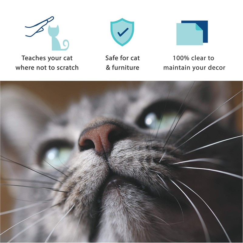 Sofisti-Cat Training Tape, Cat Tape for Furniture, Scratch Deterrent Keep