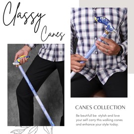 Handmade Rosewood Wooden Walking Cane for Men | Epoxy Resin Walking Stick for Senior | Lightweight Walking Cane