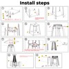 Patio Heater Replacement Parts, Hardware -Bolt & Nut Set for