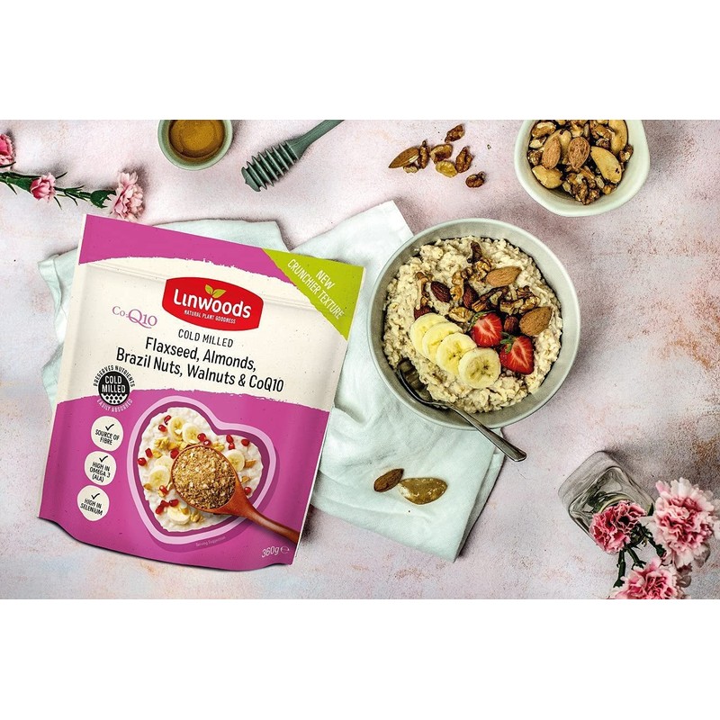 Linwoods Milled Flaxseed, Almonds, Walnuts, Brazil Nuts & Q10 |