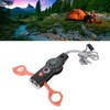 LED Light Survival Whistle with Thermometer, Multifunctional Emergency Kit for