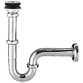 LIXIL INAX LF-30PAL Washbasin Set Hardware Drain Fitting (Nominal Diameter 1.0 inches (25 mm) Wall Drain P Trap