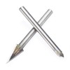 HUHAO 5PCS 45 Degree CNC Tool Stone Carving Bits 6mm