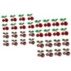 Minkissy 32pcs Nail Art Charms Rhinestones Cherry Decor Charms for
