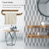 Wall Mounted Towel Rack Stainless Steel Retro Style Space Saving